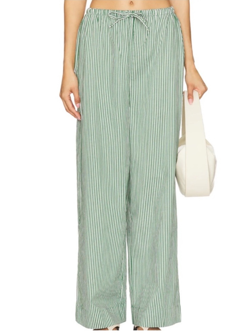 WeWoreWhat Striped Pants In Fern Size S